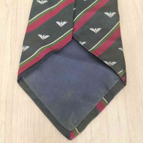 エンポリオアルマーニ EMPORIO ARMANI ロゴデザインシルクネクタイ メンズ