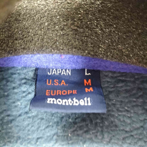 モンベル mont bell 90s POLARTEC ハーフジップフリースプルオーバー メンズ JPN:L