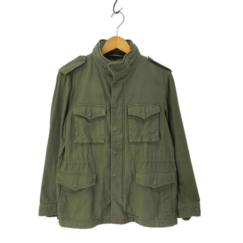 ユナイテッドアローズグリーンレーベルリラクシング UNITED ARROWS green label relaxing 比翼ジップ ミリタリー フィールド ジャケット メンズ JPN:M