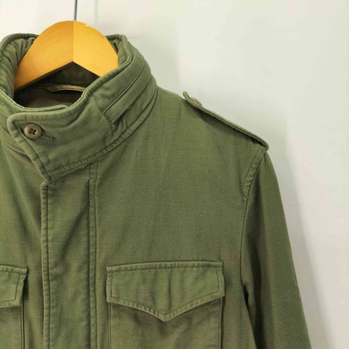 ユナイテッドアローズグリーンレーベルリラクシング UNITED ARROWS green label relaxing 比翼ジップ ミリタリー フィールド ジャケット メンズ JPN:M