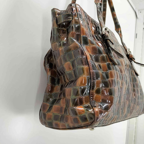 COCCO FIORE エナメルクロコハンドバッグ y2k レディース