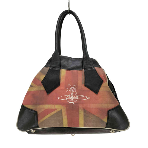 ヴィヴィアンウエストウッド Vivienne Westwood カウレザー ユニオンジャックヤスミンバッグ レディース