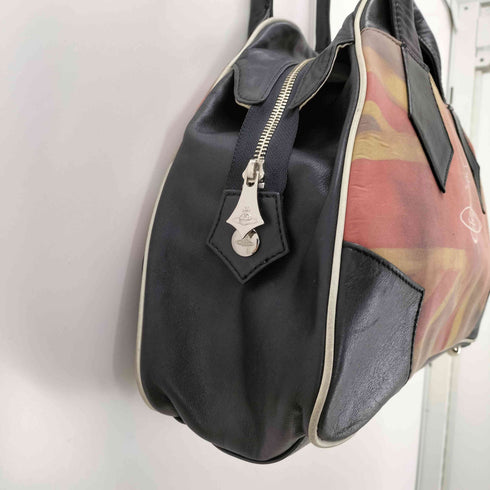 ヴィヴィアンウエストウッド Vivienne Westwood カウレザー ユニオンジャックヤスミンバッグ レディース