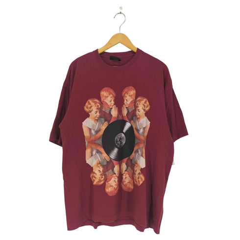 アンダーカバー UNDER COVER JUN TAKAHASHI フロントプリントクルーネックTシャツ メンズ F