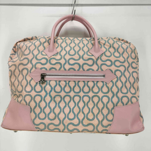 ヴィヴィアンウエストウッド Vivienne Westwood スクイグル柄 ボストンバッグ レディース