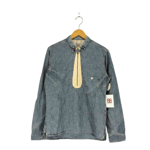 アナクロノーム Anachronorm ハーフジップダンガリーシャツ メンズ JPN:1