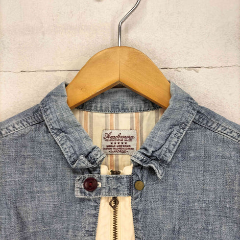 アナクロノーム Anachronorm ハーフジップダンガリーシャツ メンズ JPN:1