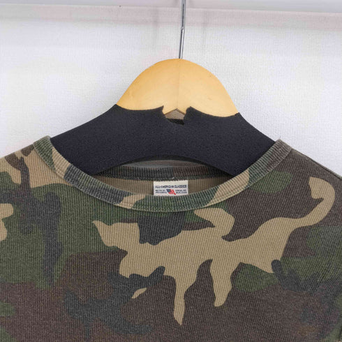 アヴィレックス AVIREX DAILY RIB SHORT SLEEVE CREW NECK T-SHIRT CAMOUFLAGE メンズ JPN:S