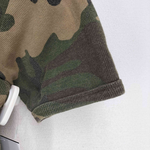 アヴィレックス AVIREX DAILY RIB SHORT SLEEVE CREW NECK T-SHIRT CAMOUFLAGE メンズ JPN:S