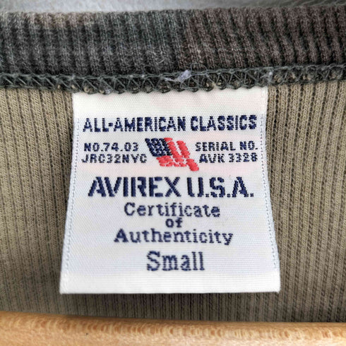 アヴィレックス AVIREX DAILY RIB SHORT SLEEVE CREW NECK T-SHIRT CAMOUFLAGE メンズ JPN:S