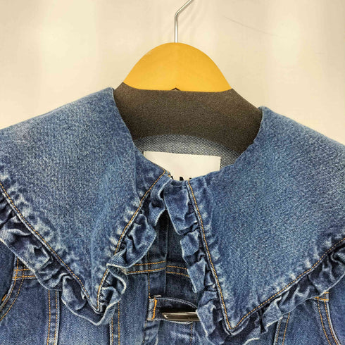 ガニー Ganni Heavy Denim Jacket in Dark Indigo レディース 32