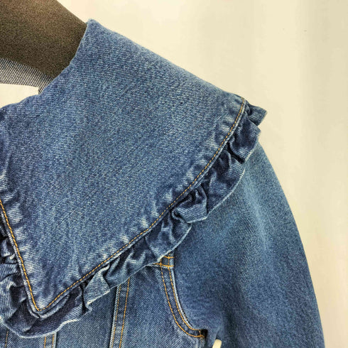 ガニー Ganni Heavy Denim Jacket in Dark Indigo レディース 32