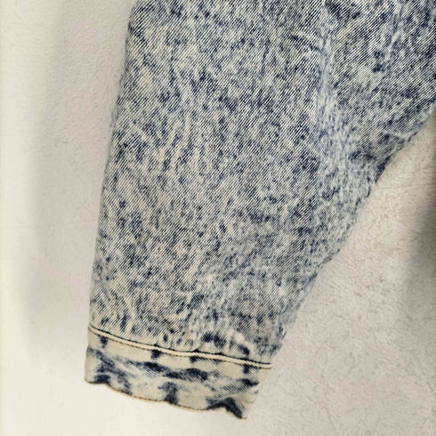 裏ボアケミカルウォッシュデニムジャケット メンズ