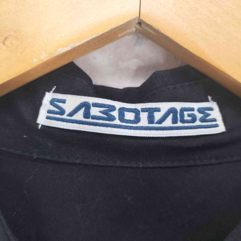 SABOTAGE フロントプリントボタンシャツ import メンズ M