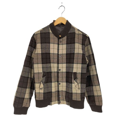 ELM チェックウールスナップブルゾン メンズ JPN:L