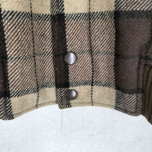 ELM チェックウールスナップブルゾン メンズ JPN:L