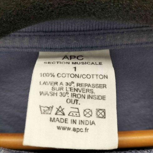 アーペーセー A.P.C. SECTION MUSICALE プリントクルーネックTシャツ メンズ 1