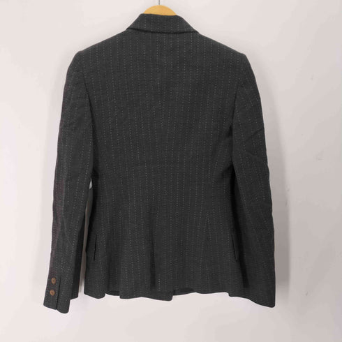 ジャンフランコフェレストゥーディオ GIANFRANCO FERRE STUDIO 90s イタリア製 ピークドラペルダブルテーラードジャケット レディース 12
