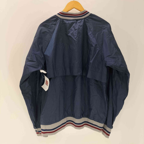 ウィルソン Wilson 90S ナイロン リブ ジップアップ ジャケット ブルゾン メンズ import:L