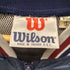 ウィルソン Wilson 90S ナイロン リブ ジップアップ ジャケット ブルゾン メンズ import:L