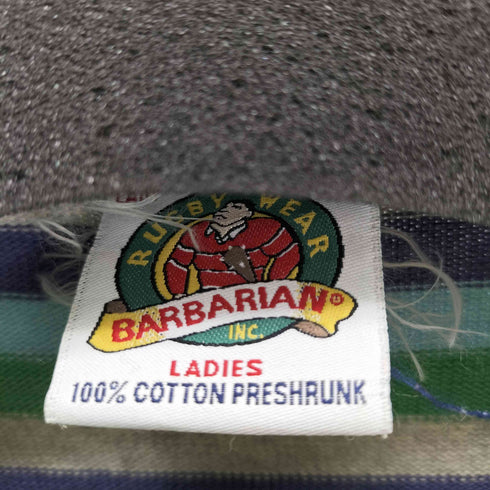 バーバリアン BARBARIAN 90s カナダ製 ボーダークルーネックシャツ レディース