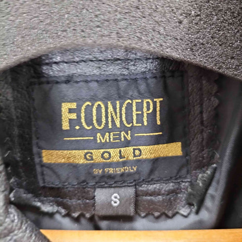 F.CONCEPT ピッグスキンレザーハーフコート メンズ import:S
