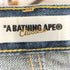 アベイシングエイプ A BATHING APE バック刺繍 デニムパンツ メンズ JPN:L