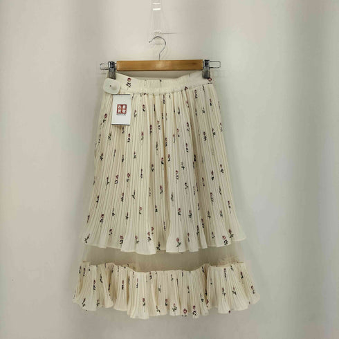 アンクルージュ Ank Rouge COPUETTISH ROSE プリーツスカート レディース M