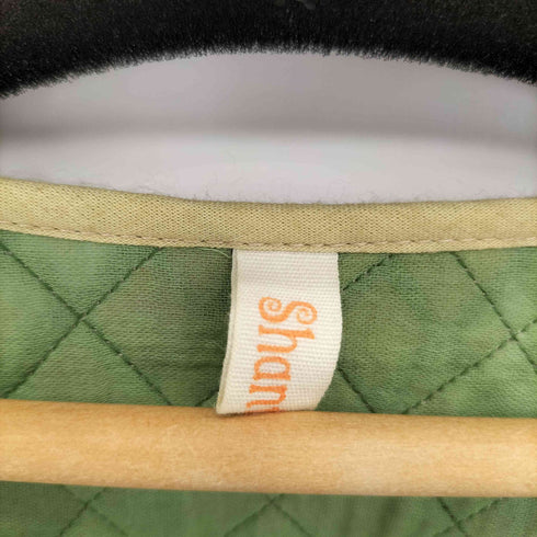 シャンティー SHANTii 総柄 キルティング ハーフボタンワンピース レディース