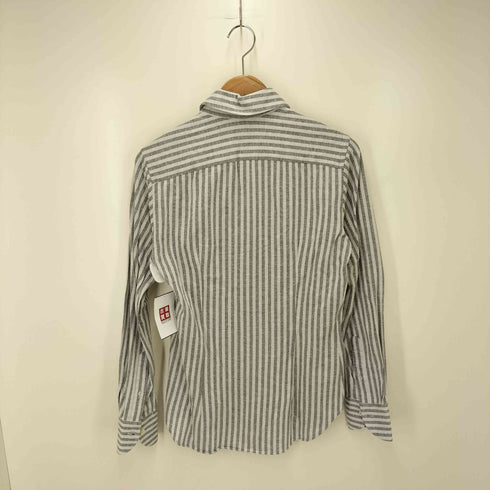 カナーリ CANALI イタリア製コットンストライプシャツ メンズ import:S