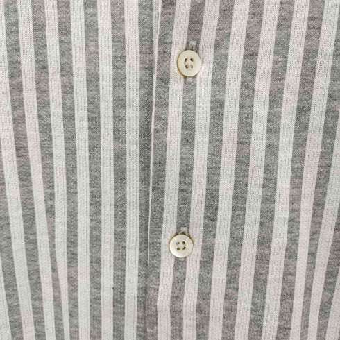 カナーリ CANALI イタリア製コットンストライプシャツ メンズ import:S