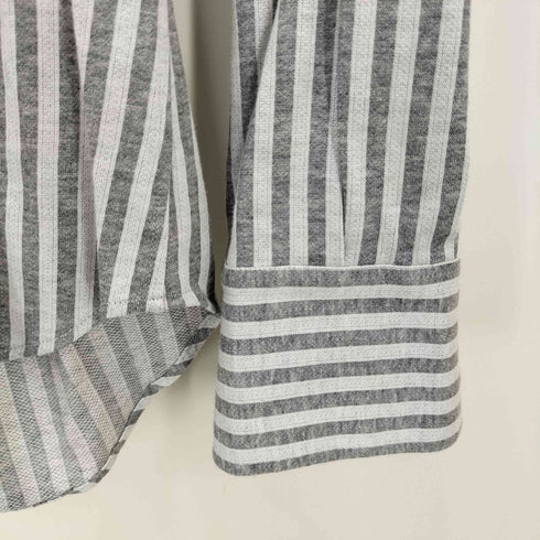 カナーリ CANALI イタリア製コットンストライプシャツ メンズ import:S
