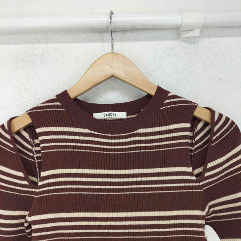 スナイデル snidel ショルダースリットミニニットワンピ レディース ONE SIZE