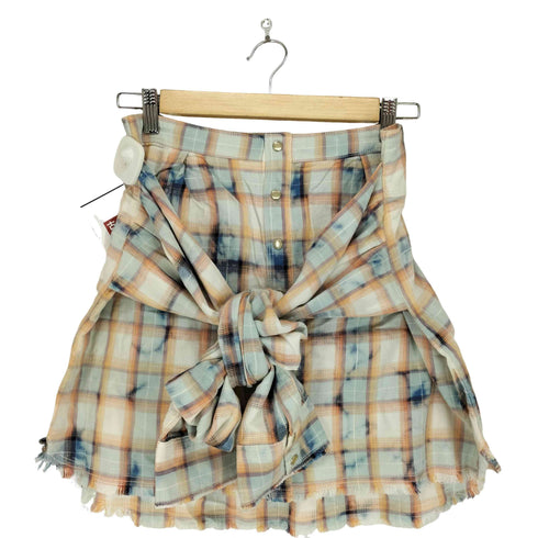 マウジー moussy BLEACH CHECK スカート レディース JPN:2