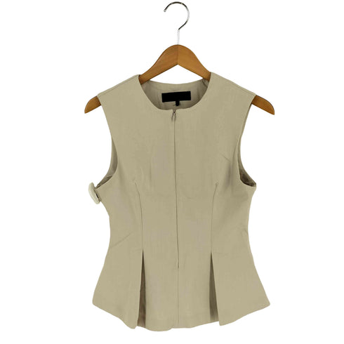 ザラ ZARA ダーツ入り ペプラム トップス レディース import:S