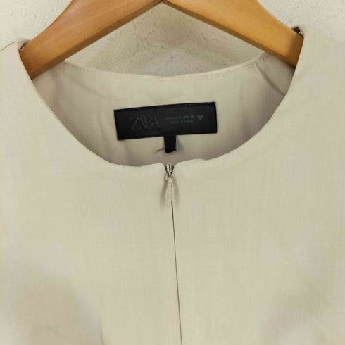 ザラ ZARA ダーツ入り ペプラム トップス レディース import:S