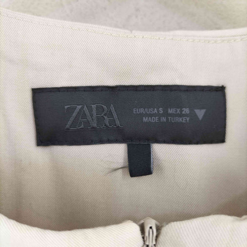 ザラ ZARA ダーツ入り ペプラム トップス レディース import:S