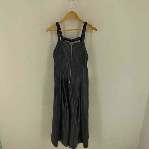 アズールバイマウジー AZUL by moussy フェイクレザーZIPジャンパースカート レディース JPN:M