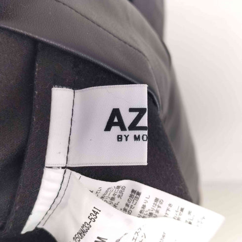 アズールバイマウジー AZUL by moussy フェイクレザーZIPジャンパースカート レディース JPN:M