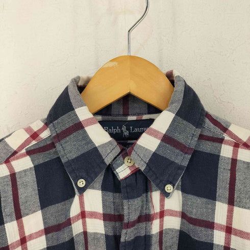 ラルフローレン RALPH LAUREN BLAIRE ボタンダウンチェックシャツ メンズ import:S