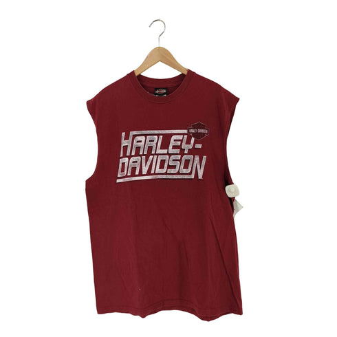 ハーレーダビッドソン HARLEY-DAVIDSON 2016 両面プリントタンクトップ メンズ import:XL