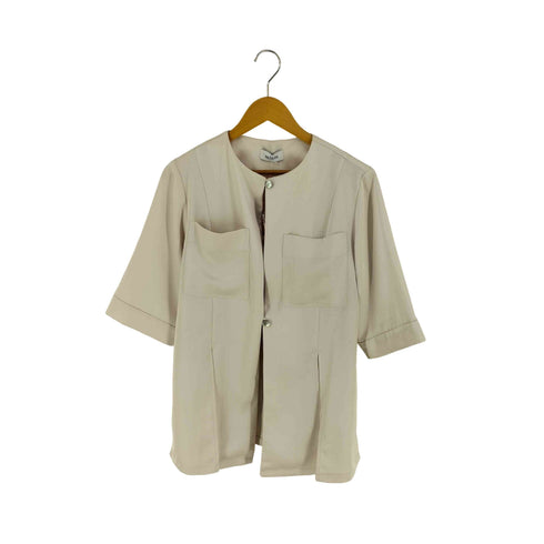 サハラ sahara Belted Silky Shirt Jacket レディース