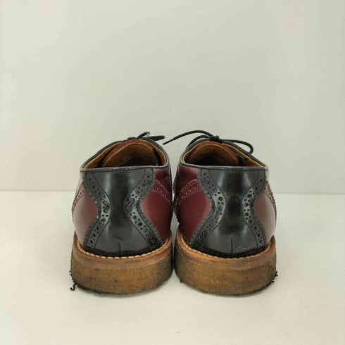 Oyster Shoes フルブローグ メダリオン ウイングチップ クレープソール レザー シューズ メンズ US:8