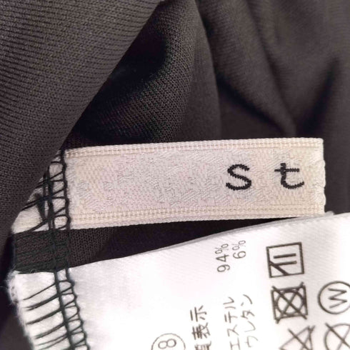 ストラ Stola. パールネックライン ロングスリーブ ワンピース レディース JPN:38