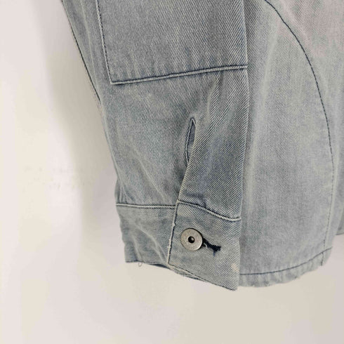 エルボーパッチステッチデザイン デニムジャケット メンズ