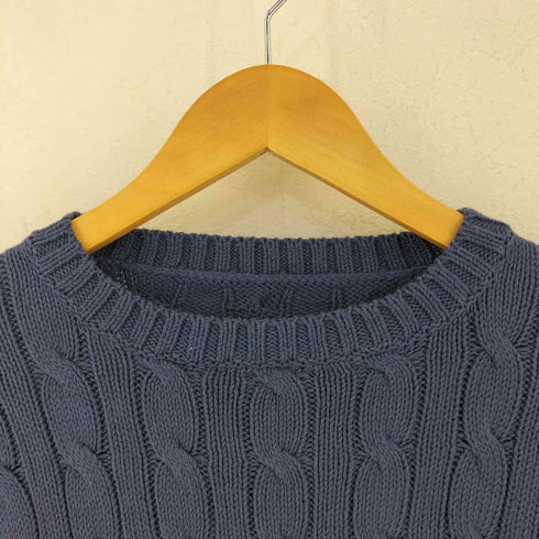 ANDERSON&SHEPPARD コットン ケーブルニット メンズ import:XS