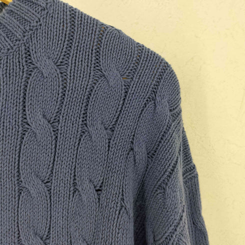 ANDERSON&SHEPPARD コットン ケーブルニット メンズ import:XS