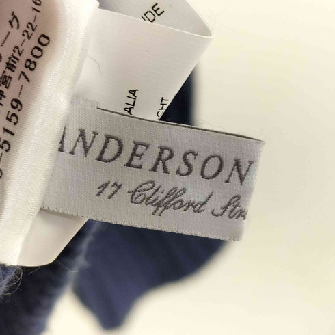 ANDERSON&SHEPPARD コットン ケーブルニット メンズ import:XS
