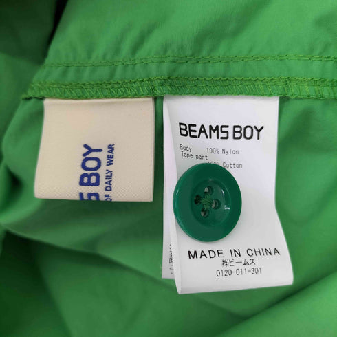 ビームスボーイ BEAMS BOY サイドボタンアノラックパーカー レディース