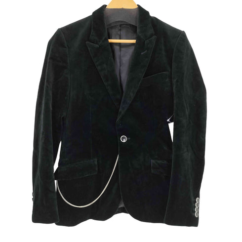 セマンティックデザイン semanticdesign チェーン付き ベロア1Bテーラードジャケット メンズ JPN:M